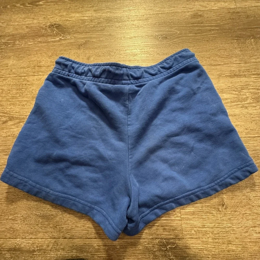 Nike Shorts Womens Small Blue Fleece Sportswear Essential Terry CJ2158-480 Adult